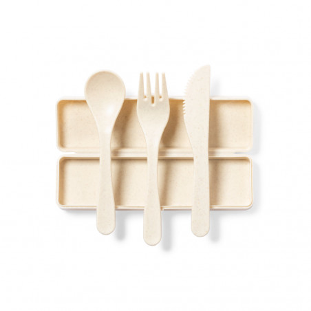 Couverts de cuisine portables dans un étui cadeau