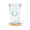 Sous-verre rond fabriqué en bambou