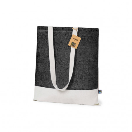 Sac bicolore en coton Fairtrade à offrir