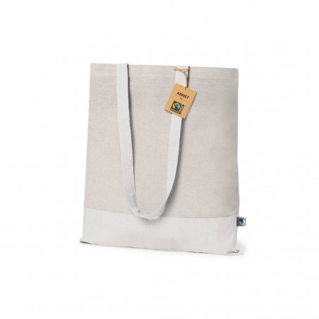 Sac bicolore en coton Fairtrade à offrir