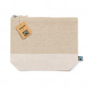 Nécessaire bicolore en coton Fairtrade à offrir