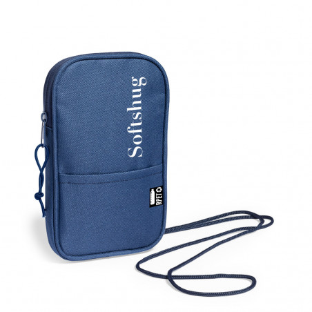 Sacoche pour mobile en polyester, couleurs au choix