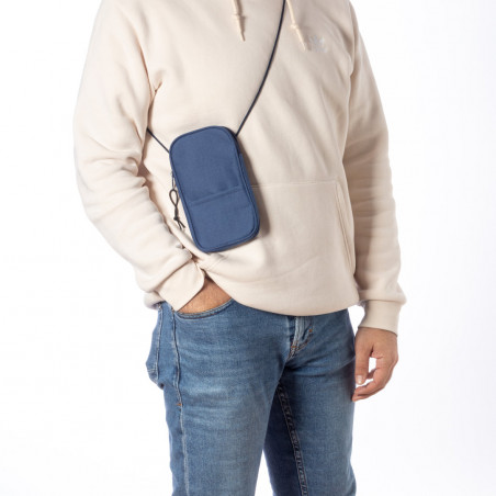 Sacoche pour mobile en polyester, couleurs au choix