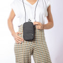 Sacoche pour mobile en polyester, couleurs au choix