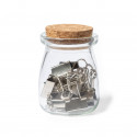 Porte-clip en verre au design vintage pour offrir en cadeau