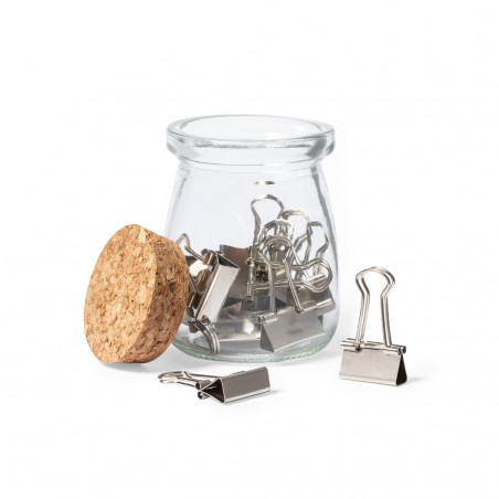 Porte-clip en verre au design vintage pour offrir en cadeau