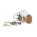 Porte-clip en verre au design vintage pour offrir en cadeau