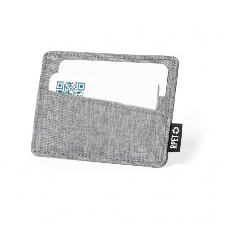 Porte-cartes en polyester recyclé de plusieurs couleurs à offrir