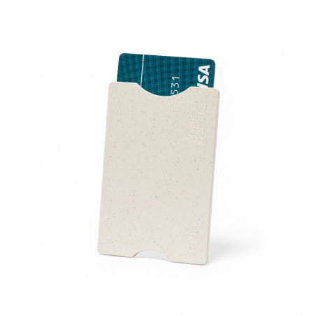 Porte-cartes éco avec encoches pour extraction et technologie de sécurité RFID à offrir lors d'événements