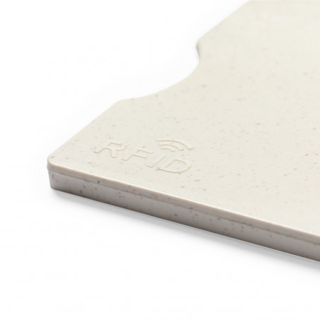 Porte-cartes éco avec encoches pour extraction et technologie de sécurité RFID à offrir lors d'événements