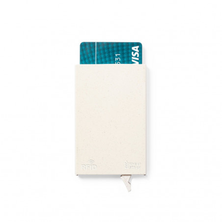 Porte-carte avec mécanisme d\'extraction capacité pour 6 cartes avec RFID