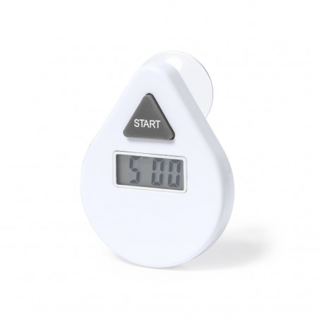 Minuteur avec ventouse blanc
