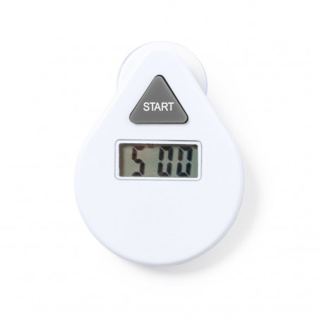 Minuteur avec ventouse blanc