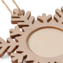 Ornements de Noël en Bois avec Photo Personnalise ton Arbre avec une Touche Spéciale