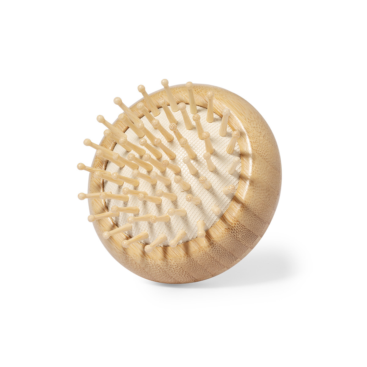 Brosse avec miroir de poche avec fermeture magnétique
