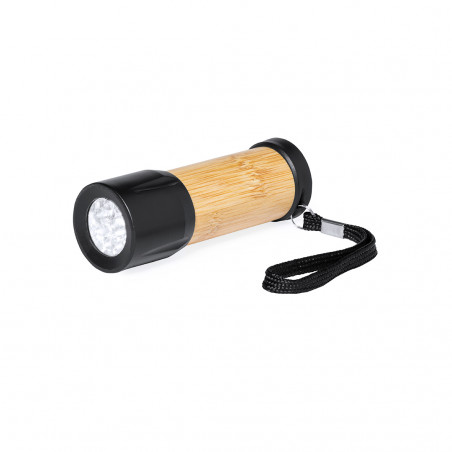 Lampe de poche à piles avec sangle de maintien