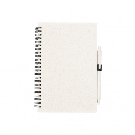 Cahier spirale au format A5 avec stylo