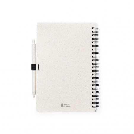 Cahier spirale au format A5 avec stylo
