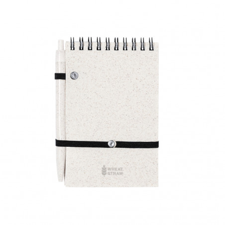 Carnet de poche avec spirale et stylo