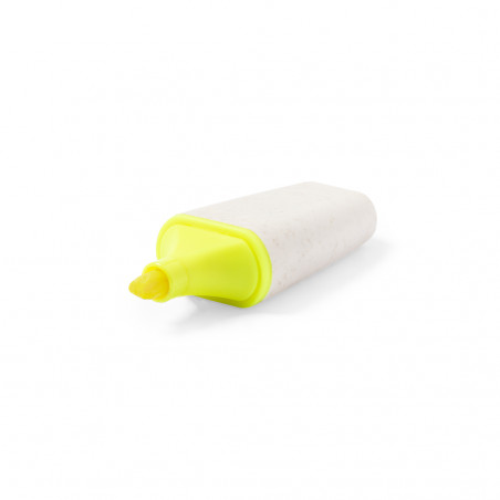 Marqueur fluorescent avec encre jaune