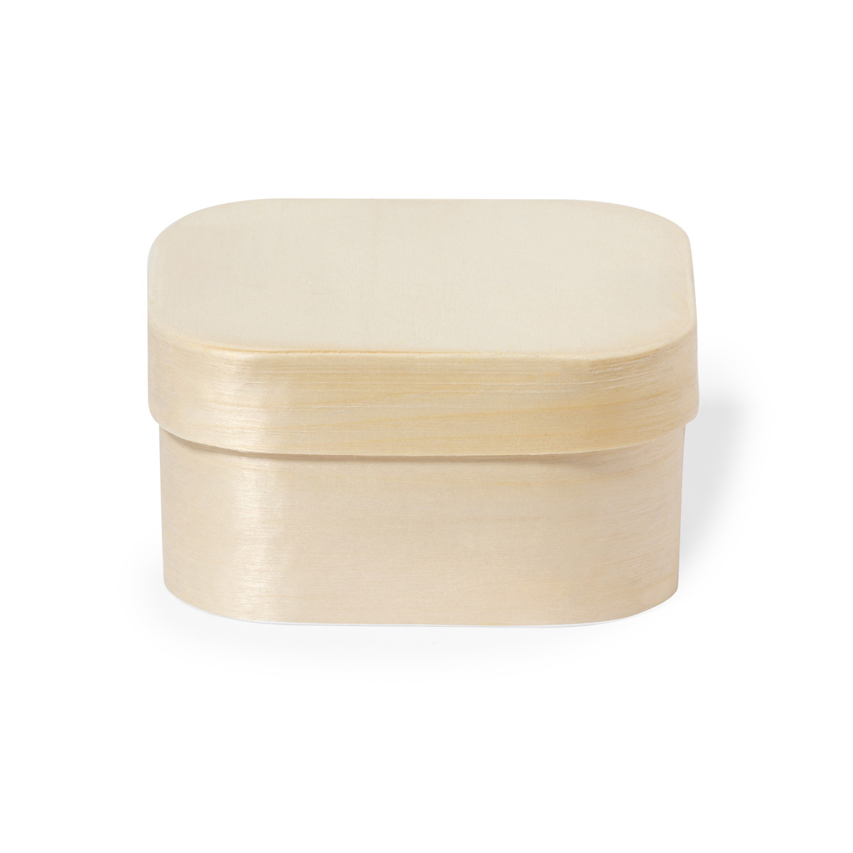 Boîte de présentation carrée en bois