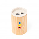 Taille-crayons double cylindrique éco avec conteneur pour matériel de bureau ou scolaire