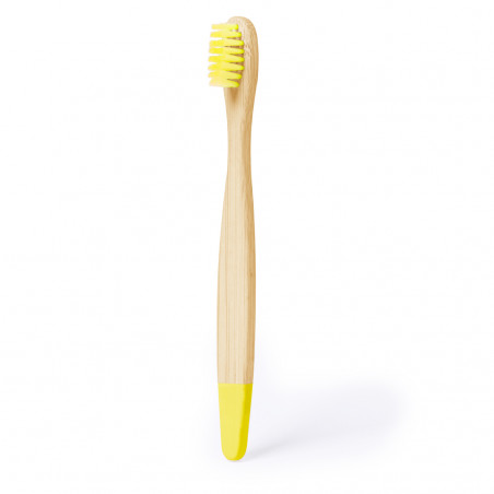 Brosse à dents en bambou pour enfants de différentes couleurs