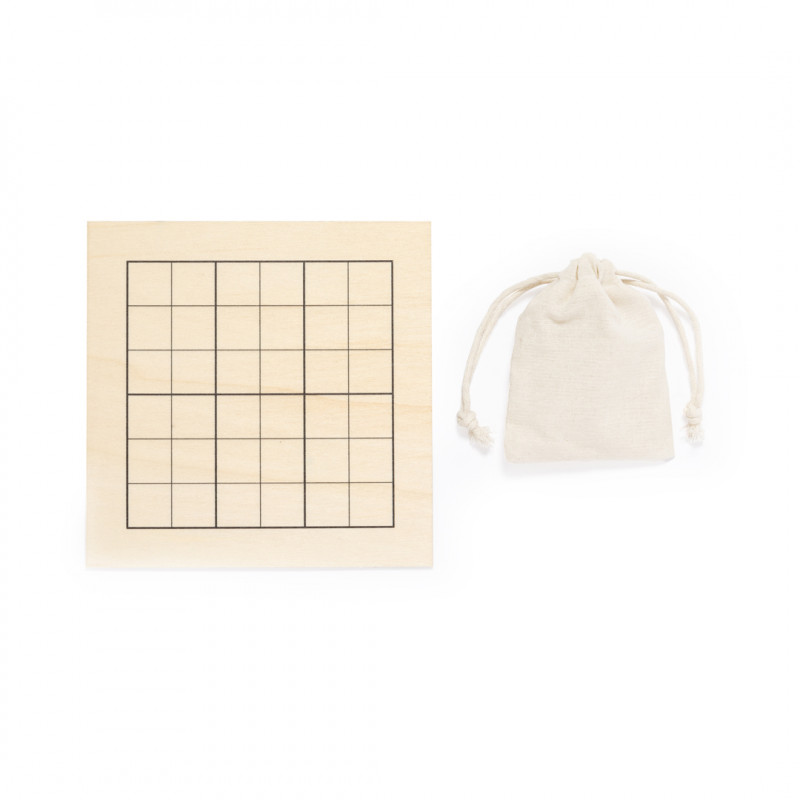 Jeu de sudoku pour enfants avec des designs écologiques en bois