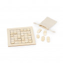 Jeu de sudoku pour enfants avec des designs écologiques en bois