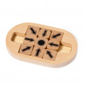 Jeu d adresse en bois avec dés fléchés