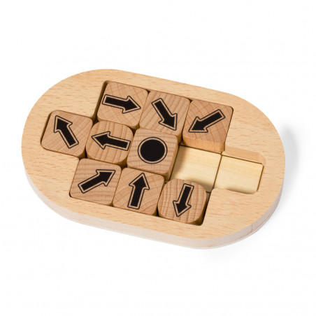Jeu d adresse en bois avec dés fléchés