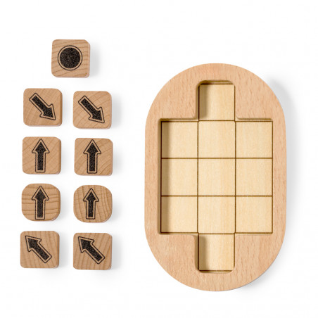 Jeu d adresse en bois avec dés fléchés
