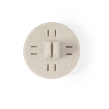 Désodorisant pour véhicule en bambou et silicone parfum citron