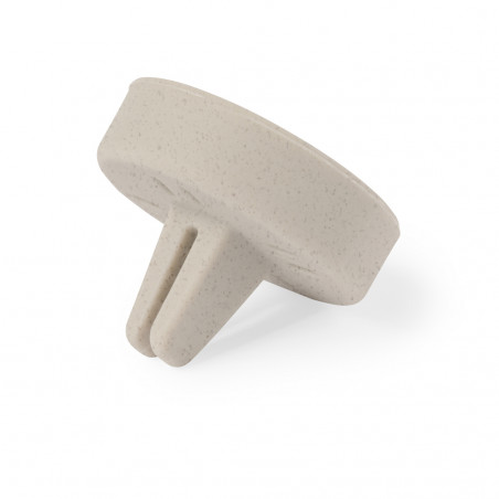 Désodorisant pour véhicule en bambou et silicone parfum citron