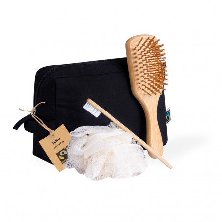 Necessaire noir avec anse à offrir