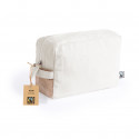 Nécessaire en coton 100% Fairtrade avec des détails en jute