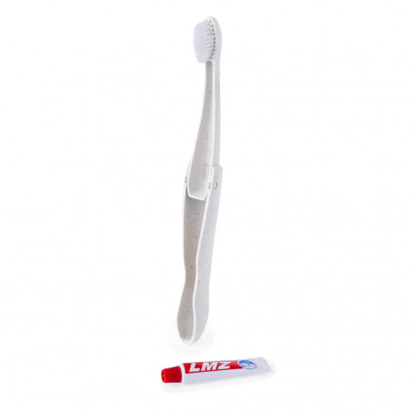Brosse à dents pliable avec mini dentifrice portable pour voyage