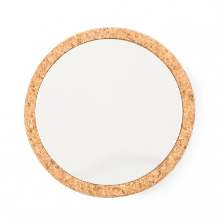 Miroir à offrir fabriqué en liège