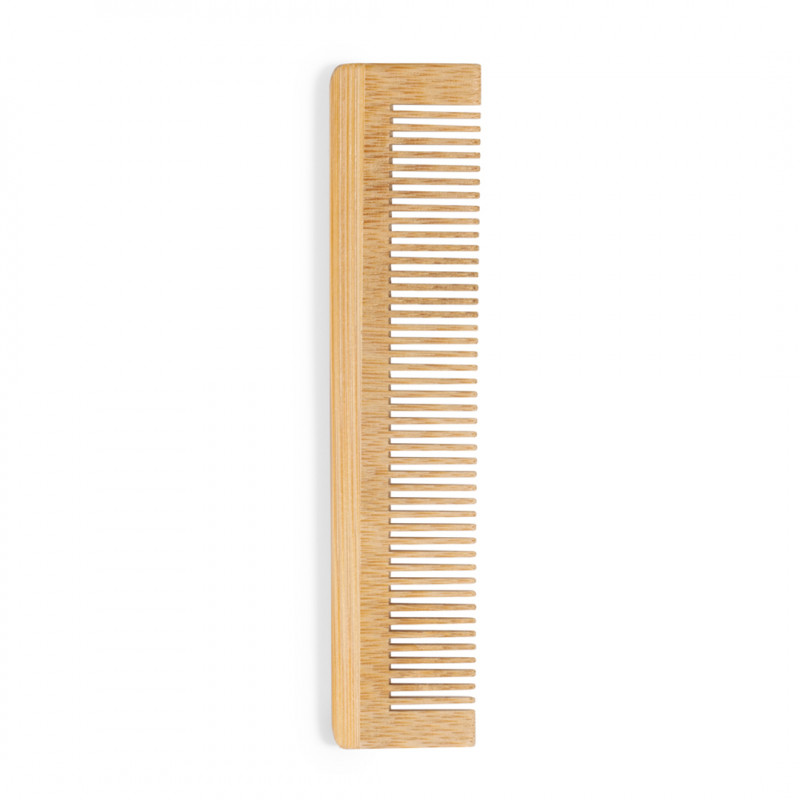 Peigne plat en bambou