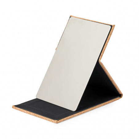 Miroir en liège pliable portable en cadeau