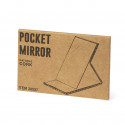 Miroir en liège pliable portable en cadeau