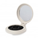 Miroir avec brosse pliable en paille de blé à offrir