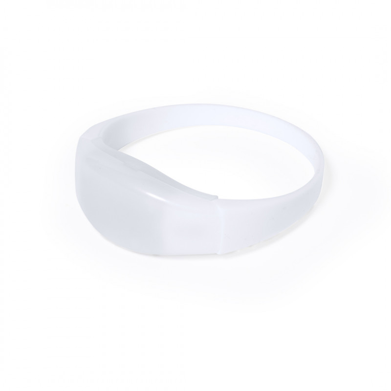 Bracelet en silicone avec lumières LED pour les fêtes