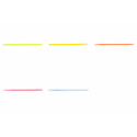 Bracelets fluorescents de néon de différentes couleurs pour les fêtes et animations