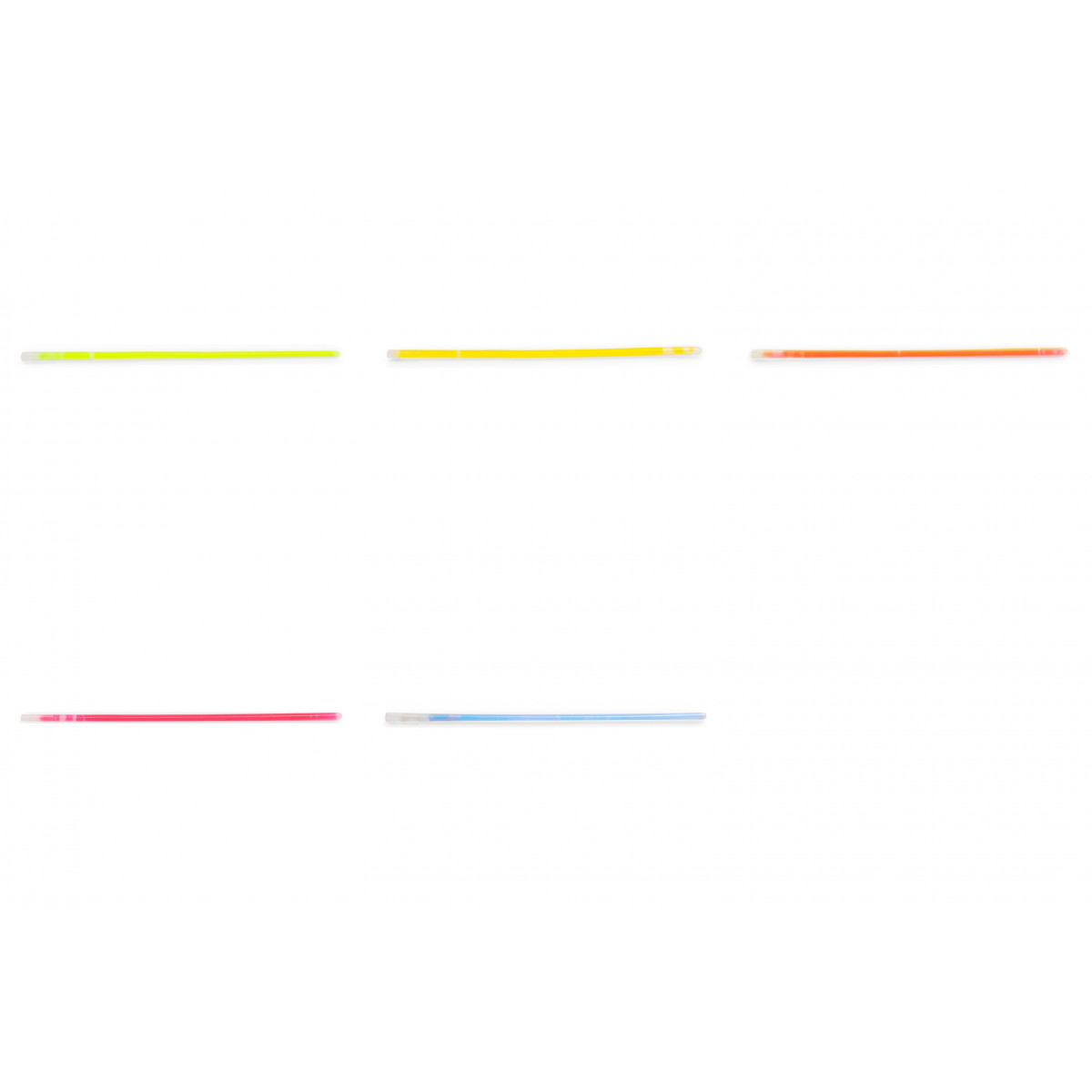 Bracelets fluorescents de néon de différentes couleurs pour les fêtes et animations