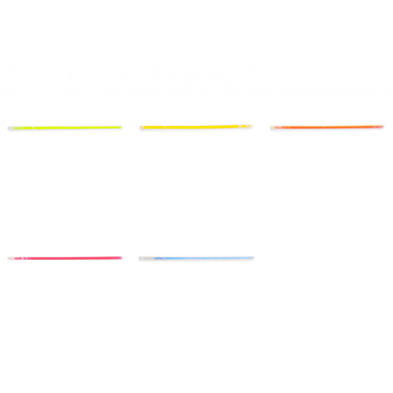 Bracelets fluorescents de néon de différentes couleurs pour les fêtes et animations