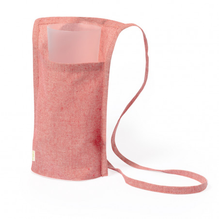 Sac à dos en coton avec poignet