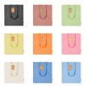 Sac en coton avec des anses de couleurs naturelles différentes
