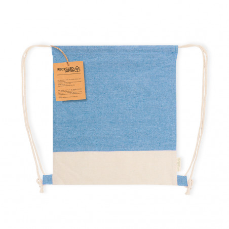 Sac à dos à cordes en coton aux couleurs de la nature à offrir en cadeau