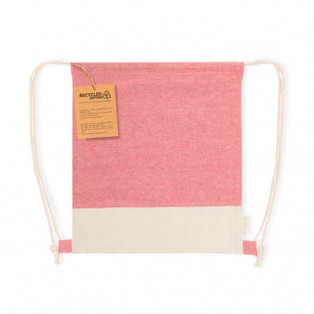 Sac à dos à cordes en coton aux couleurs de la nature à offrir en cadeau